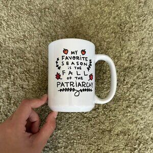 My Favorite Season is the Fall of the Patriarchy Vintage Ceramic Coffee Mug